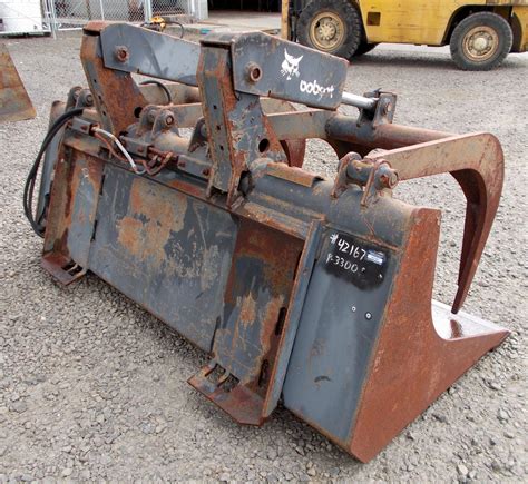 skid steer grapple bucket uses|used skid steer grapple for sale.